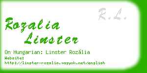 rozalia linster business card